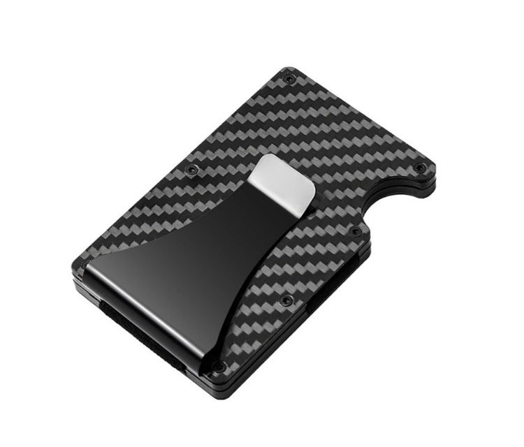 Durable Men's Clamp Metal Aluminum Credit Card Holder