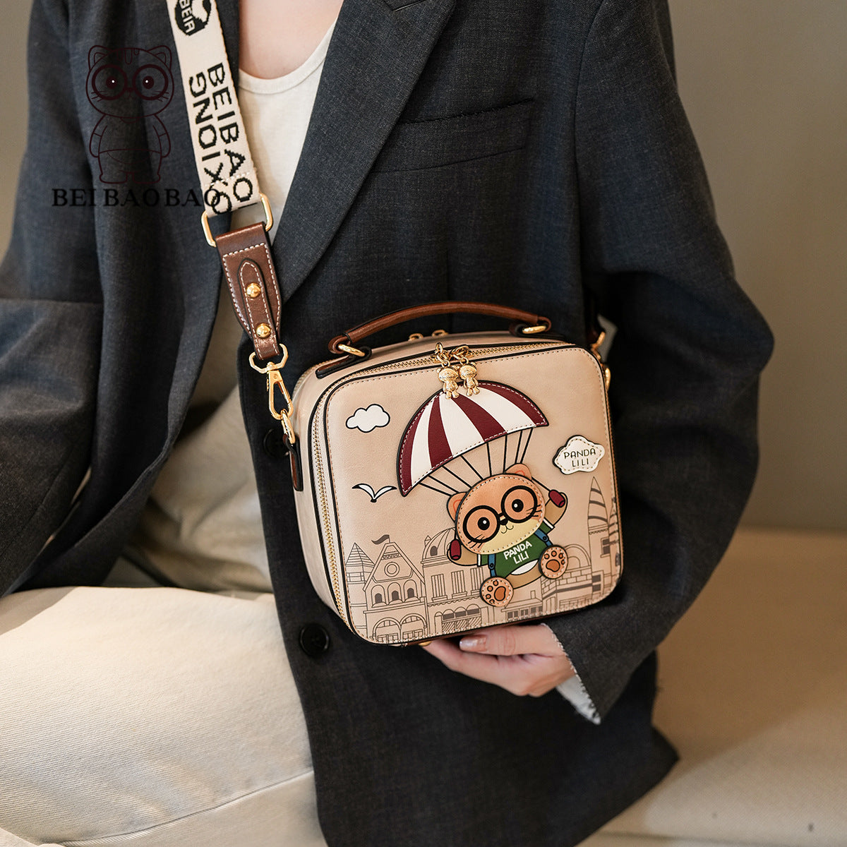 Source Simple Box Creative Cartoon Cat Bags