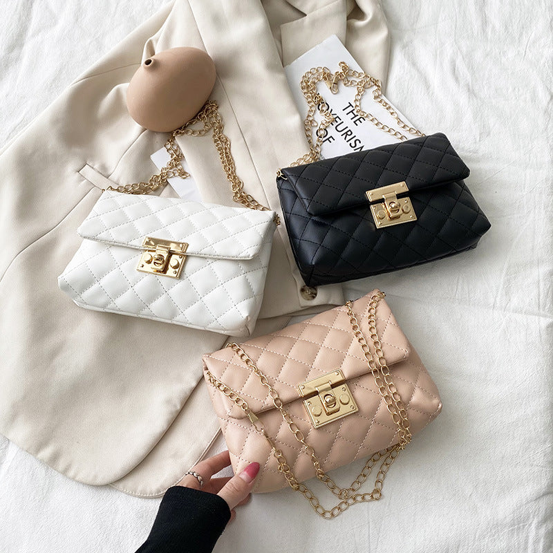 Women's Fashion Rhombus Embroidered Elegant Graceful Women's Shoulder Bag