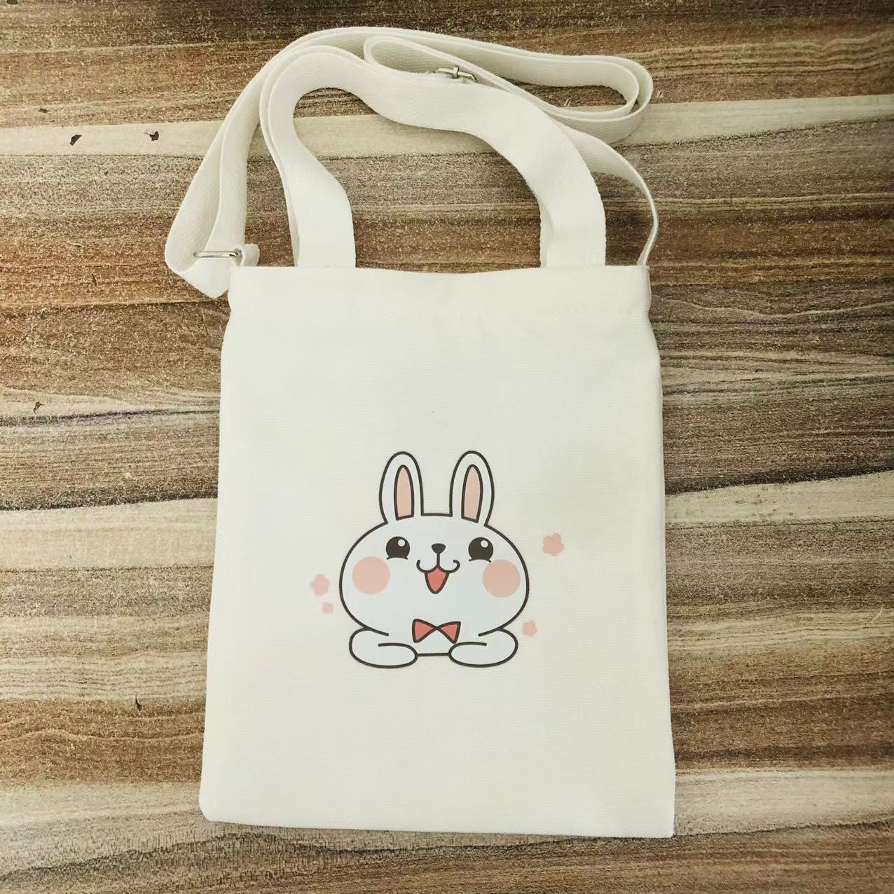 Women's Canvas Female Korean Style Fashion Printing Crossbody Bags