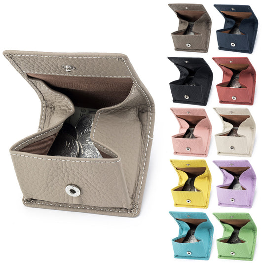Women's Layer Cowhide Mini For Leather Storage Coin Purses