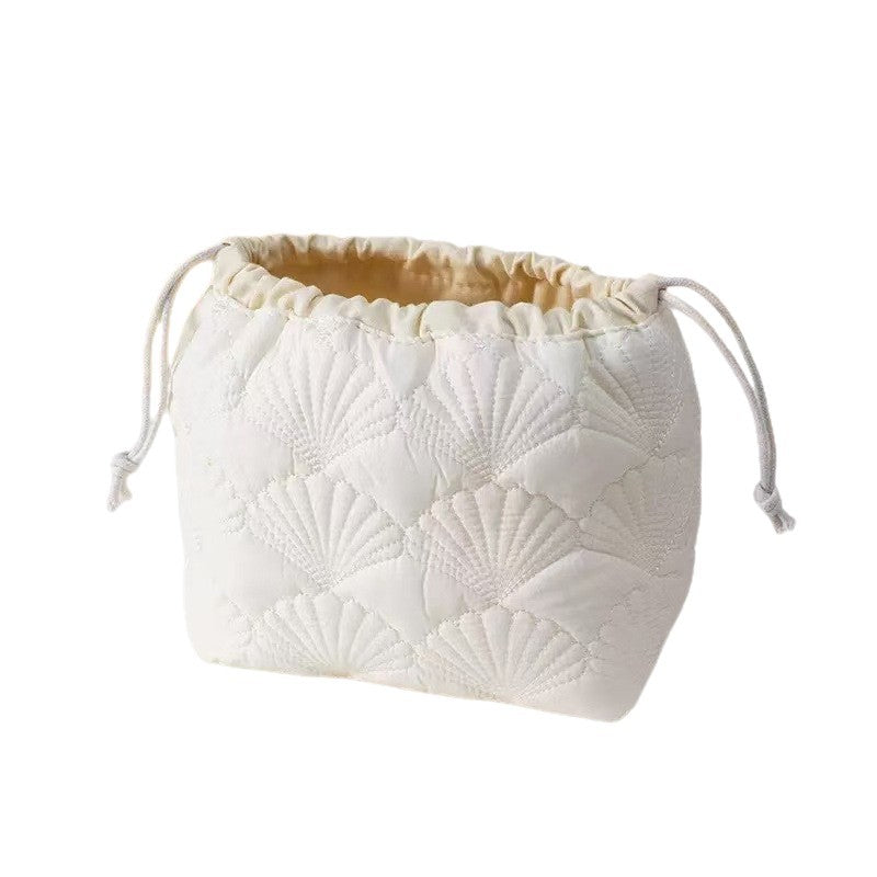 Large Capacity Polyester Drawstring Portable Cosmetics Cosmetic Bags