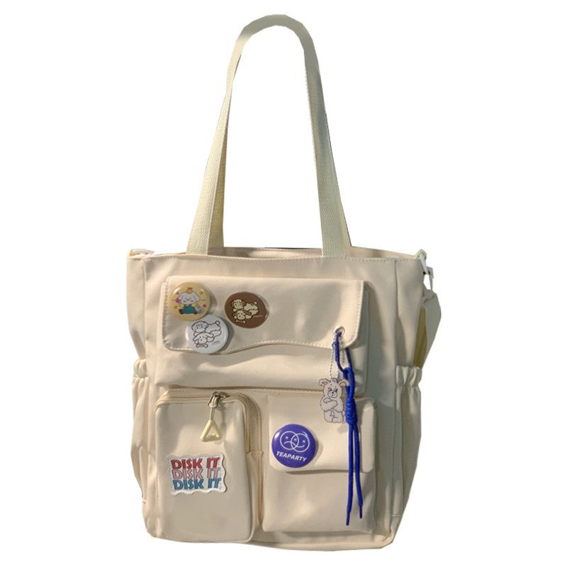 College Style Female Large Capacity Class Commuter Leisure Women's Shoulder Bag