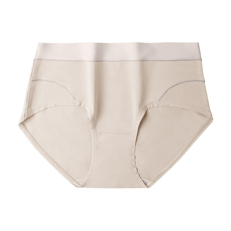 Full Pants Antibacterial Underwear Long-staple Cotton Mid Panties