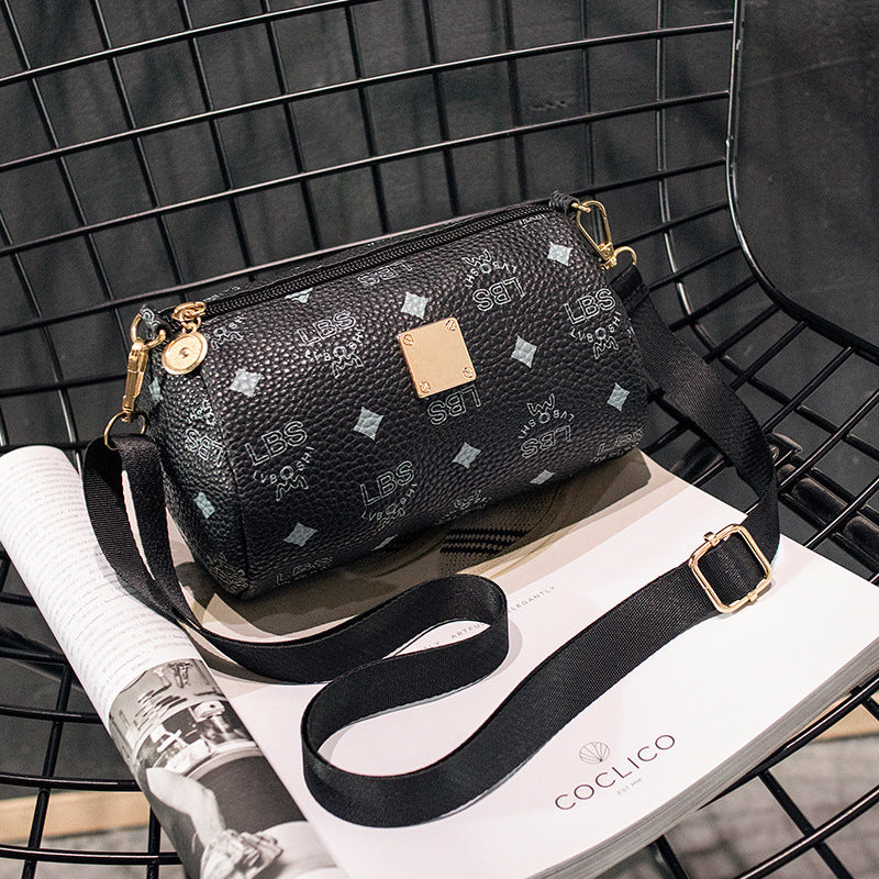 High Sense Female Light Luxury Temperament Design Retro Women's Messenger Bag