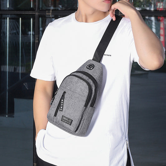 Men's New Trend Business Fashion Waterproof Men's Chest Bags