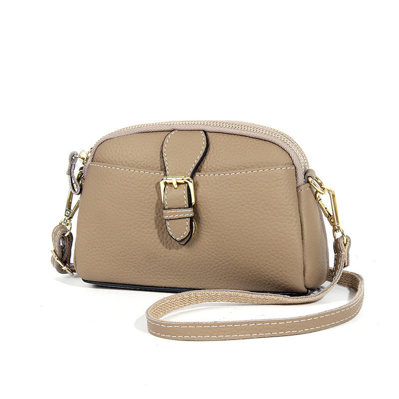 Women's First Layer Cowhide Summer Large Capacity High-grade Shoulder Bags