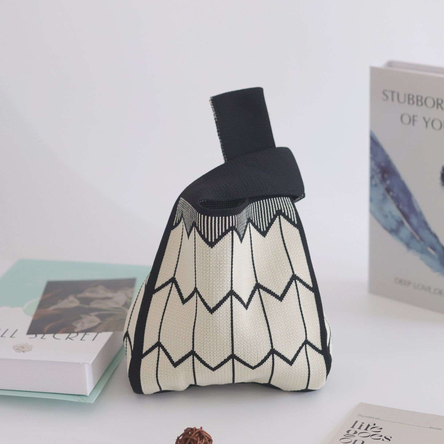 Unique Women's Knitted Woven Vest Simple Handbags