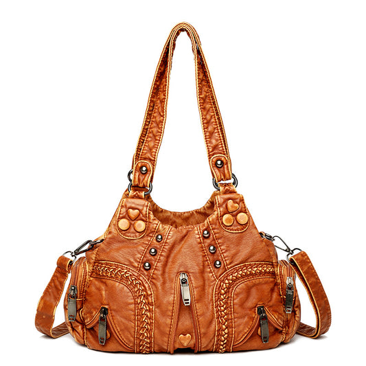 Women's Trendy Retro Fashionable Large Capacity Shoulder Bags