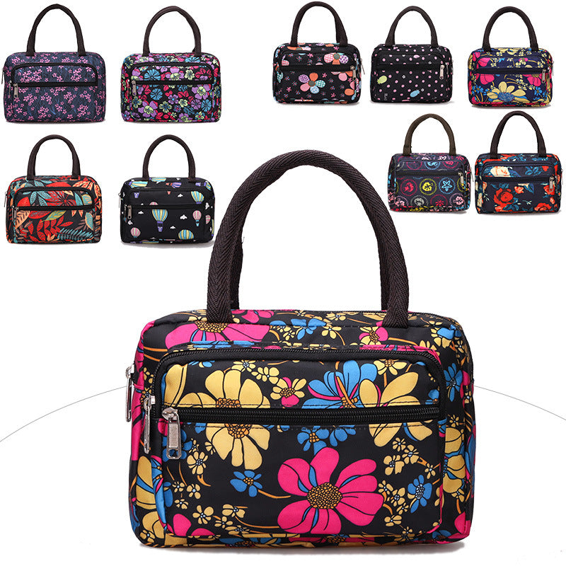 Oxford Waterproof Mom Shopping Lunch Box Handbags