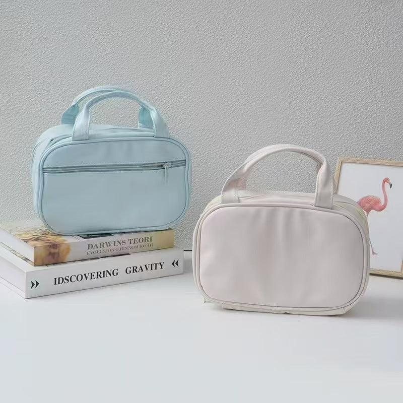 Large Capacity High Sense Simple Wash Multifunctional Portable Waterproof Makeup Bag