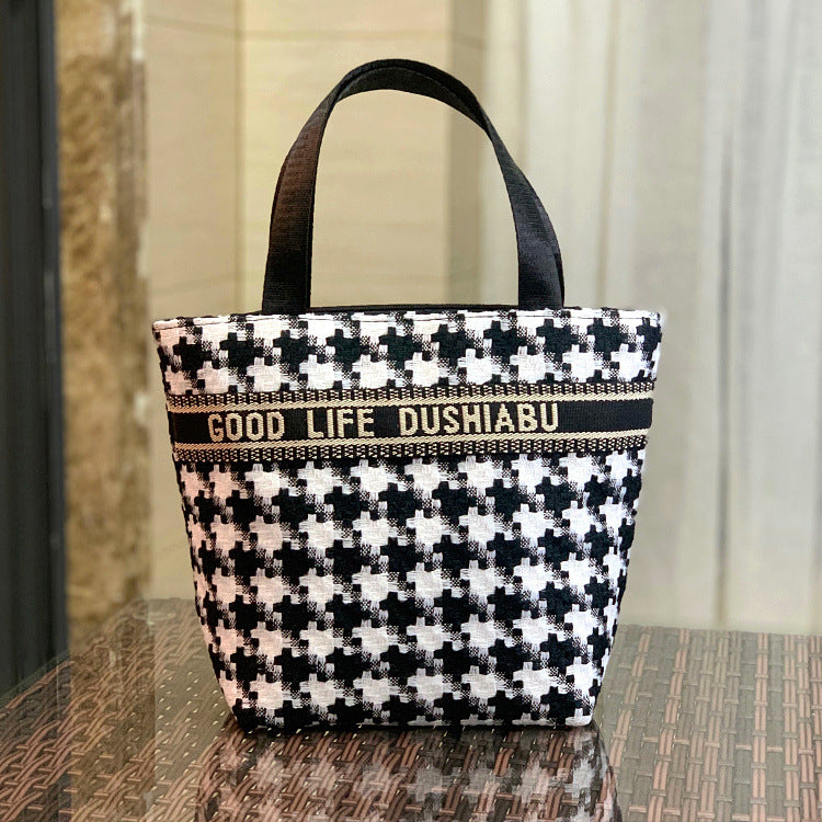 Women's Korean Style Letters Wash Mummy Lunch Cosmetic Bags