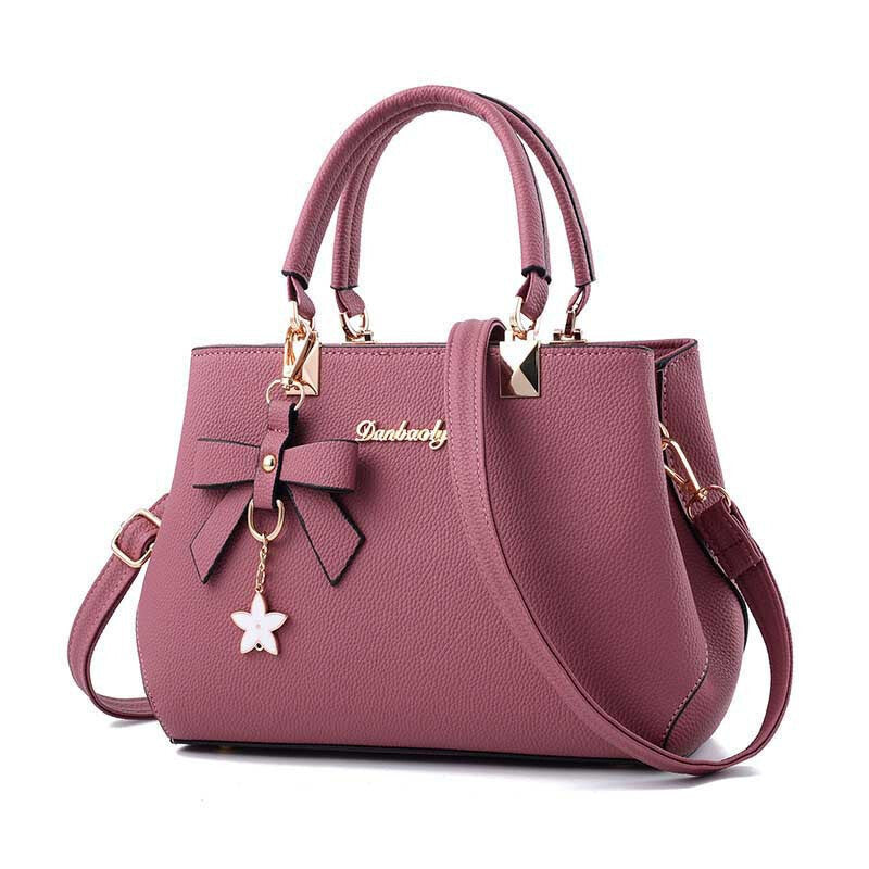 Korean Style Fashionable Bow Portable Mother Handbags