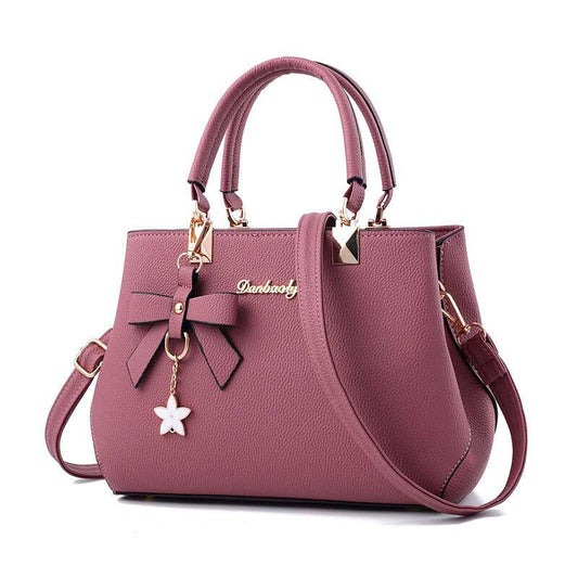 Korean Style Fashionable Bow Portable Mother Handbags