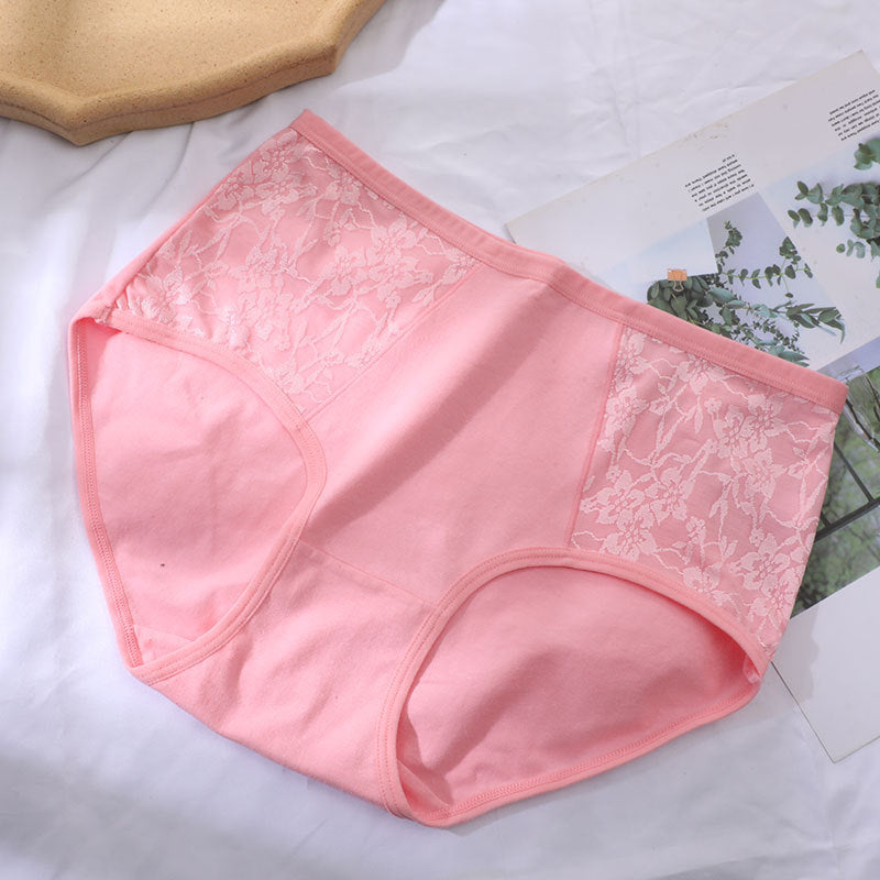 Women's Candy Color High Quality Medium Cotton Panties