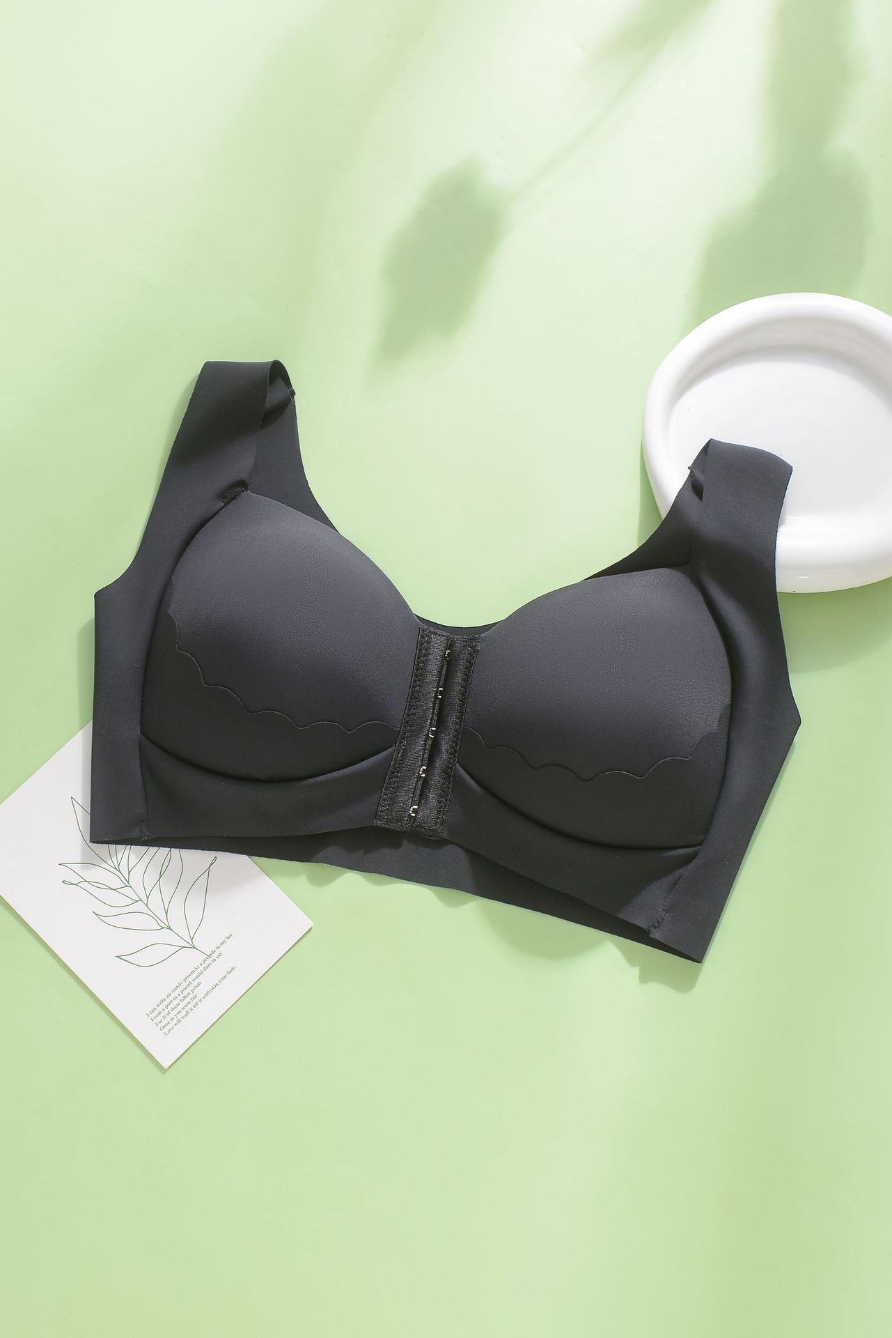 Women's Fixed Cup Wireless Beauty Back Exercise Bras
