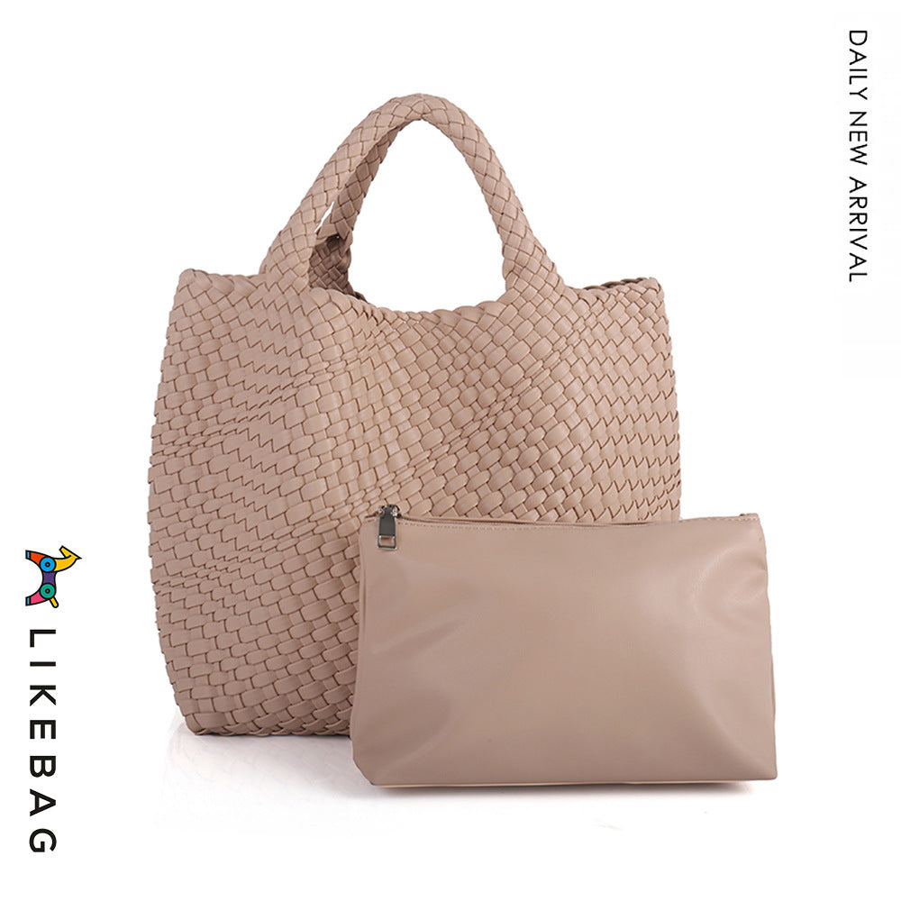 Women's Handmade Woven Fashion Large Capacity Totes Women's Shoulder Bag