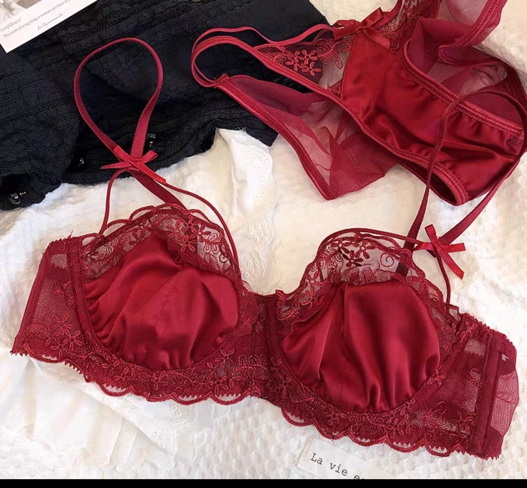 Style With Steel Ring Push Up Big Lingerie Sets