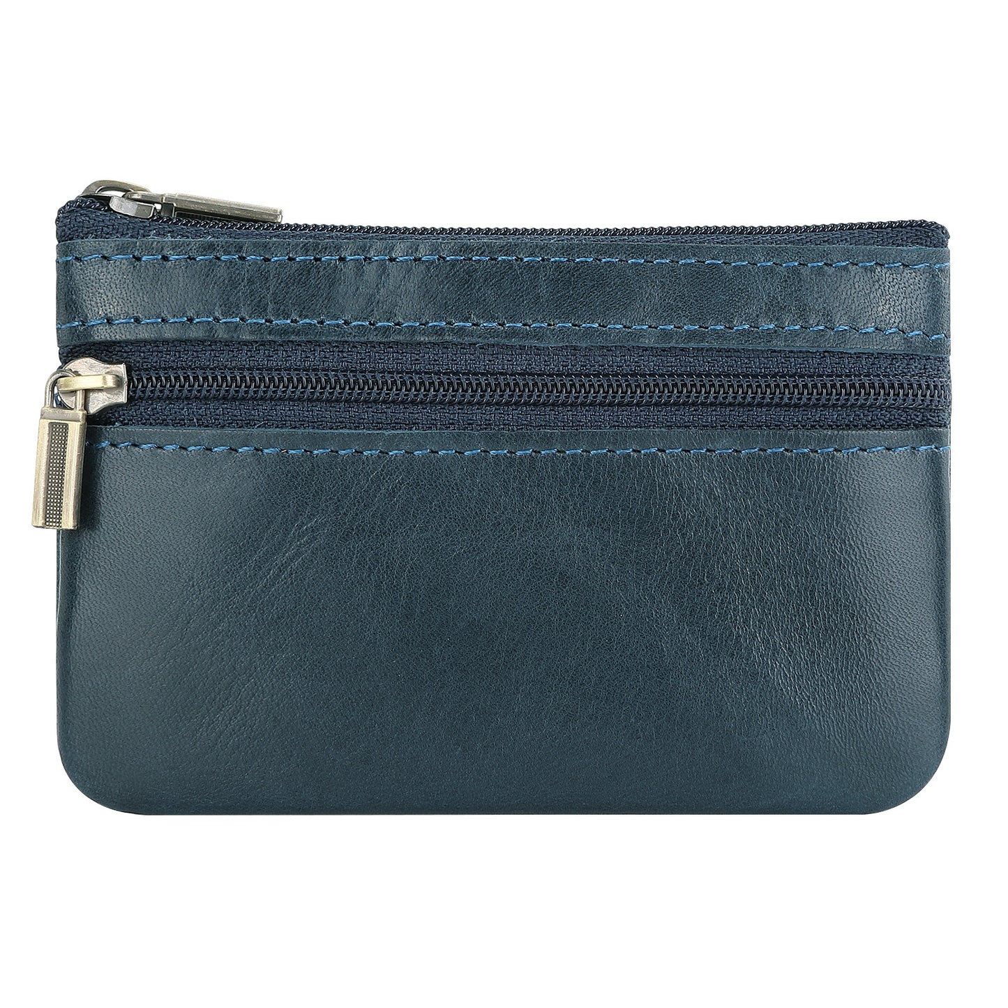 Leather Zipper Creative Korean Version Crazy Men's Wallets