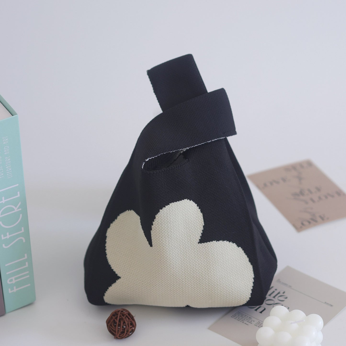 Unique Women's Knitted Woven Vest Simple Handbags