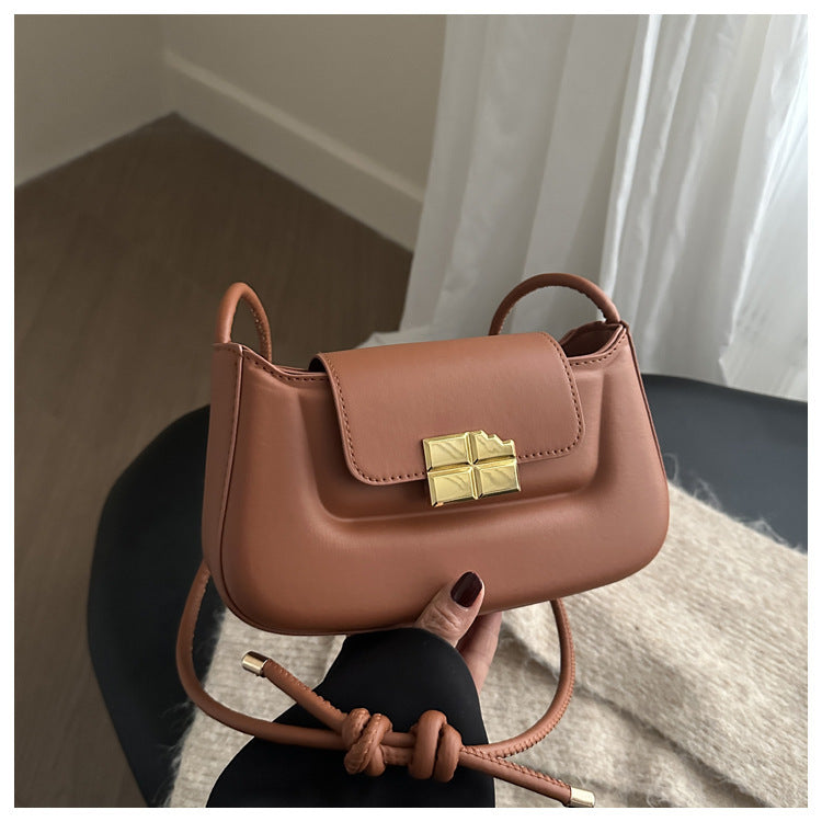 Women's Pure Color Trendy Texture Shell Style Solid Large Women's Shoulder Bag
