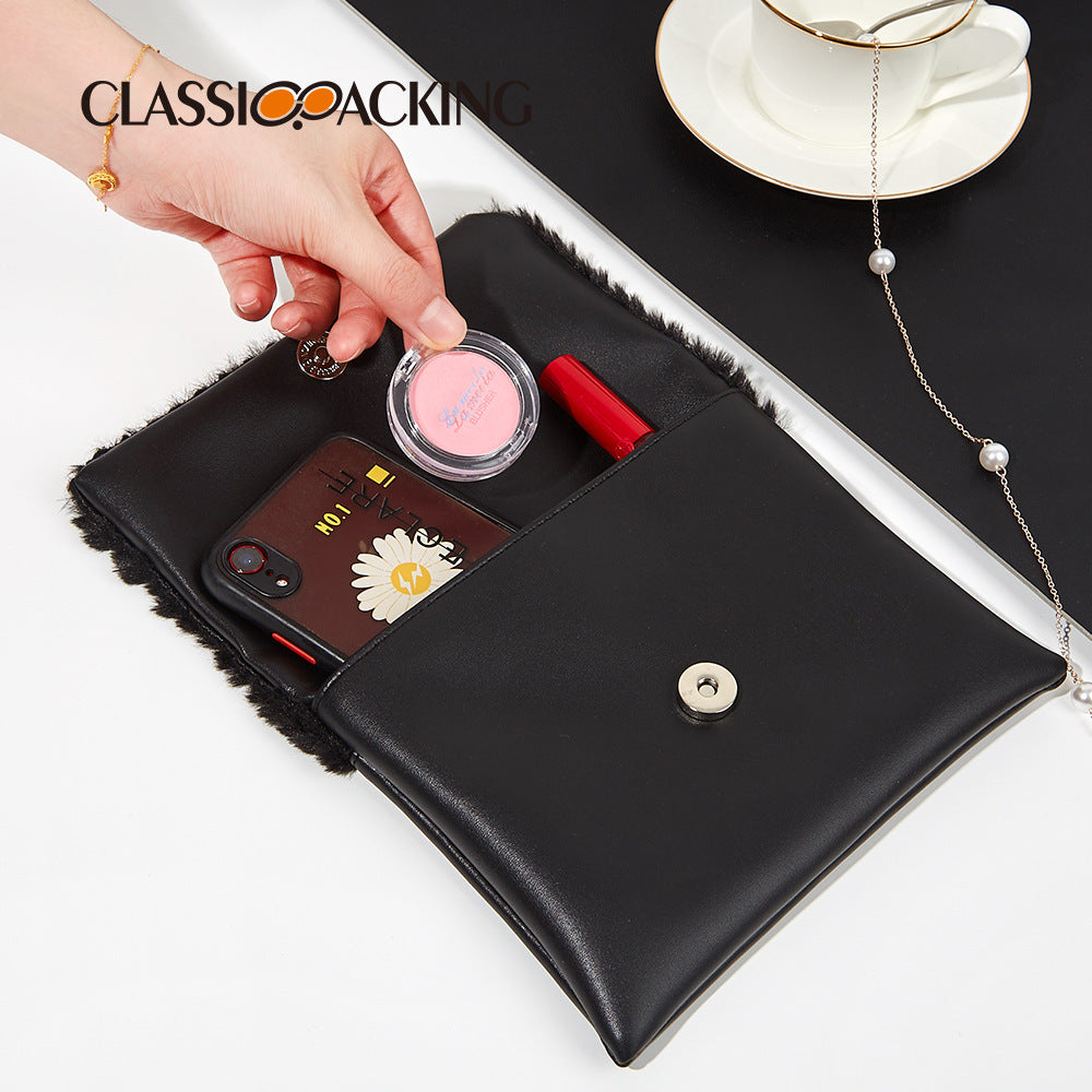 Women's Solid Color Large Capacity Temperament Wild Handbags