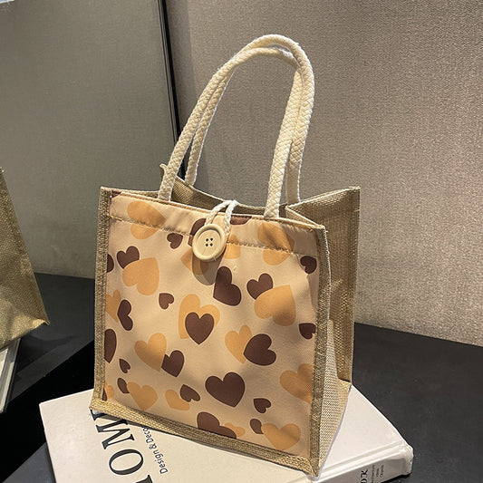 Lunch Box Female Summer Outing Hand Handbags