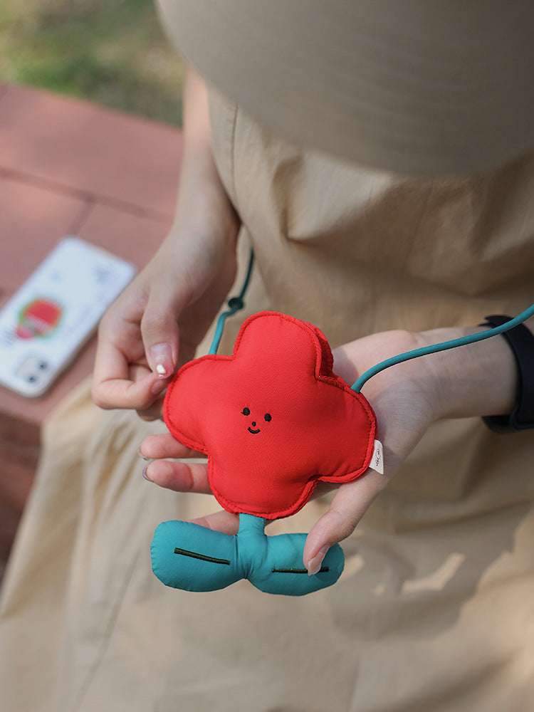 Niche Design Earphone Mini Cute Flowers Purses