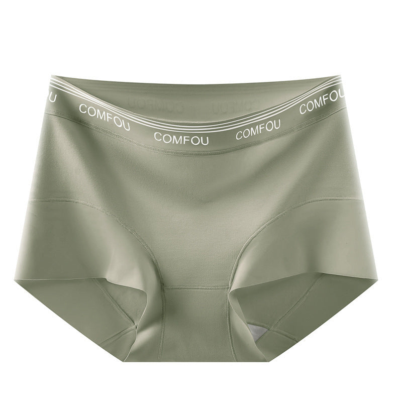 Women's Long-staple Cotton Underwear Loose Design Traceless Panties