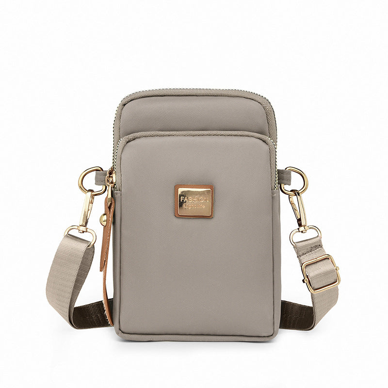Women's Mobile Mother Oxford Cloth Walking Canvas Coin Purses