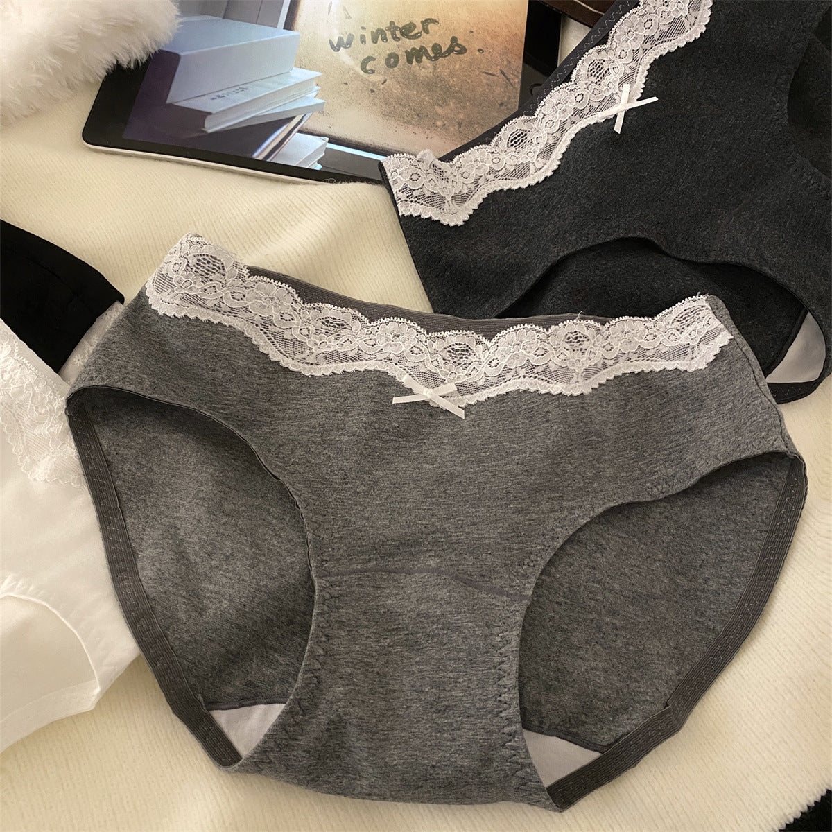 Women's Cotton Underwear Lengthened Crotch Wide Brim Comfortable Breathable Panties