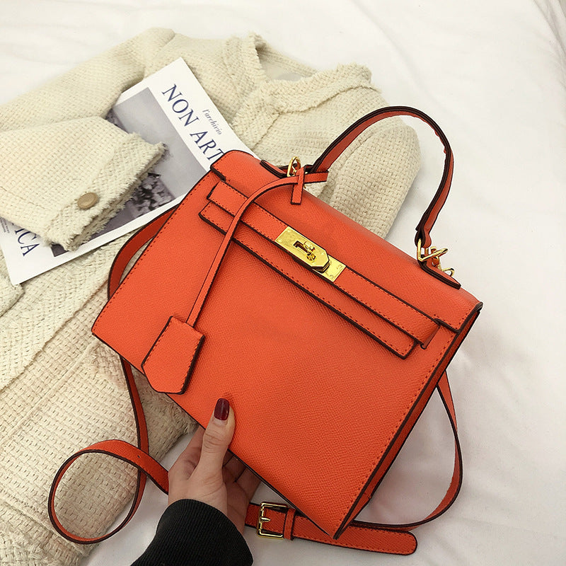 Women's Fashion Palm Print Portable Kelly Simple Women's Messenger Bag
