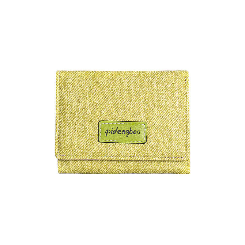 Women's Mori Style Artistic Korean Thin Multiple Ladies Wallets