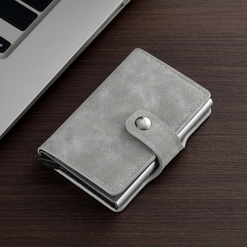 Women's & Men's & Metal Automatic Pop-up Cassette Good-looking Card Holder