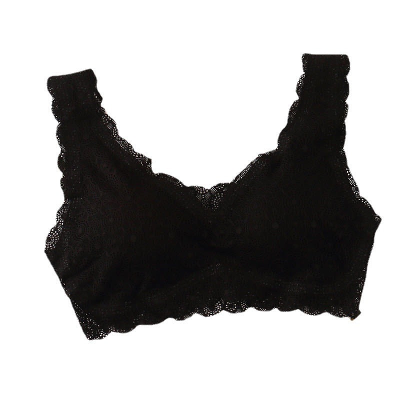 Women's Of Mind Seamless Wireless Lace Beautiful Back Everyday Bras