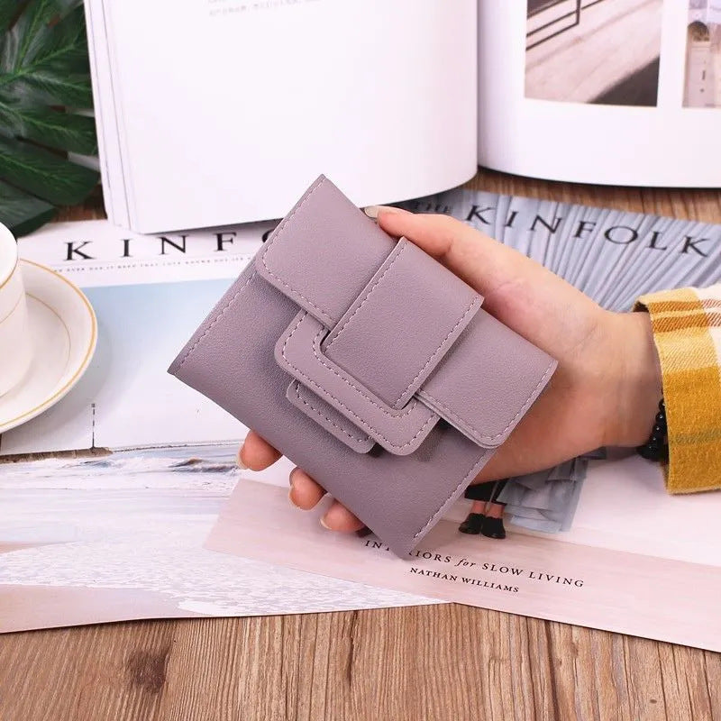 Female Short Korean Fashion Cute Portable Ladies Wallets