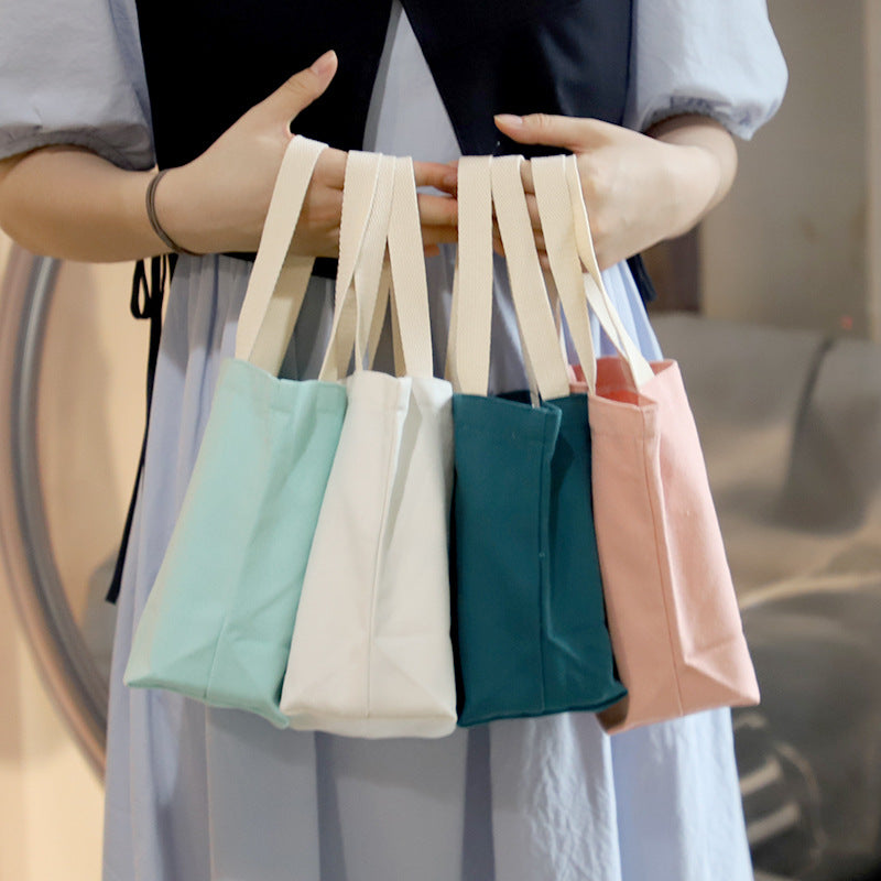 Canvas Coffee Cloth Hand Cup Cover Handbags