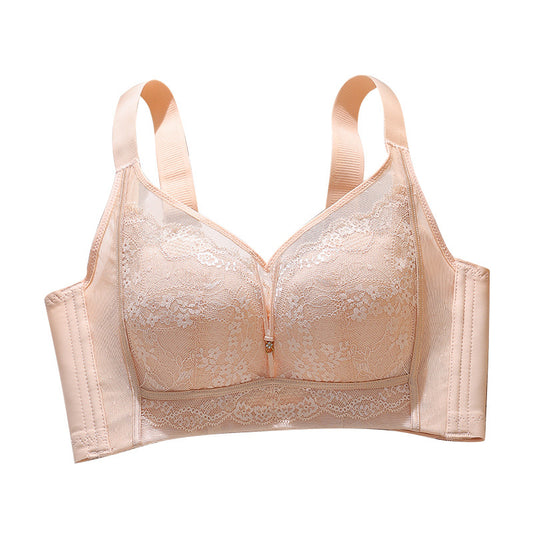 Cup Big Chest Show Sexy Breathable Crescent Inner Bras