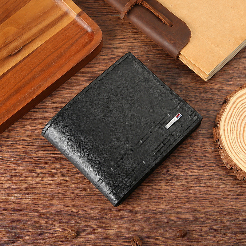 Men's Business Fashion Trendy Short Multiple Slots Purses