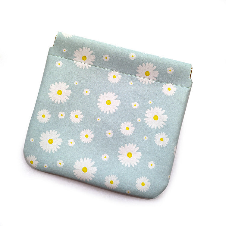 Portable Leather Mini Air Cushion Storage Cosmetic Bags