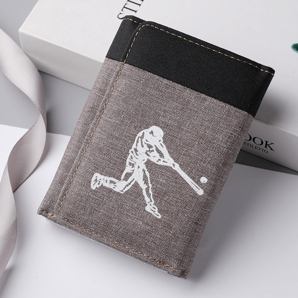 Women's & Men's & Canvas Folding Multiple Slots Minority Men's Wallets