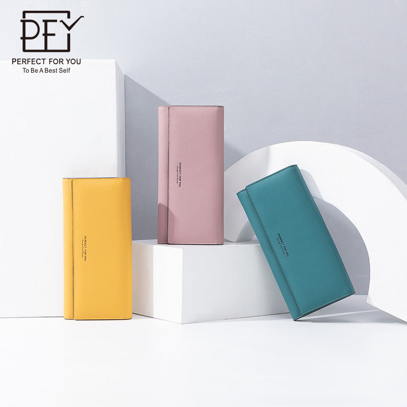 Women's Korean Style Long Clutch Fashion Ladies Wallet