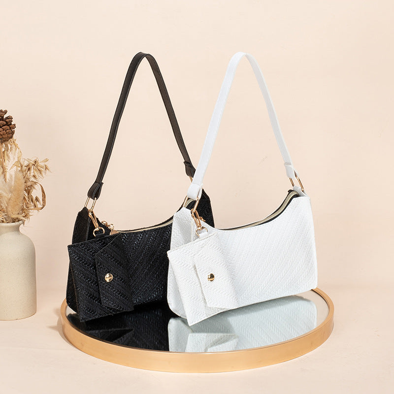 Women's Underarm Two-piece Set Korean Style Western Women's Shoulder Bag