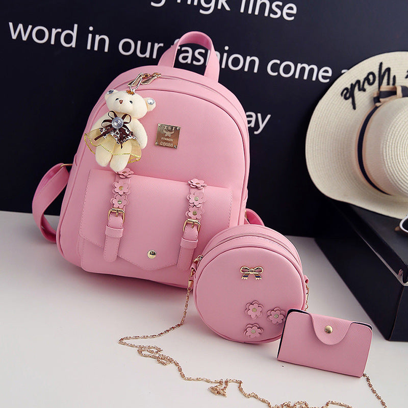Women's Large Capacity Versatile Elegant Fashion Korean Backpacks