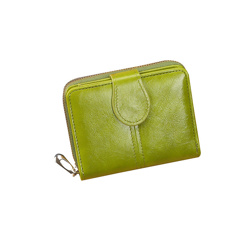 Women's Short High-grade Clutch Multiple Slots Large Ladies Wallet