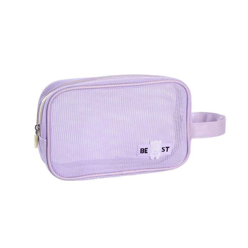Holiday Portable Storage Business Trip Mesh Cosmetic Bags