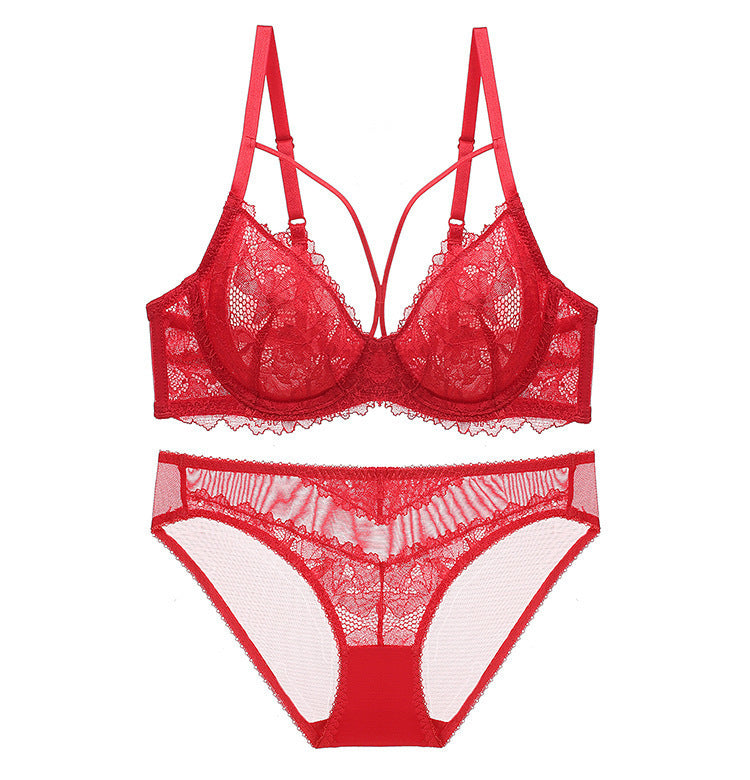 Sexy Big Chest Small Thin Transparent Lingerie Sets