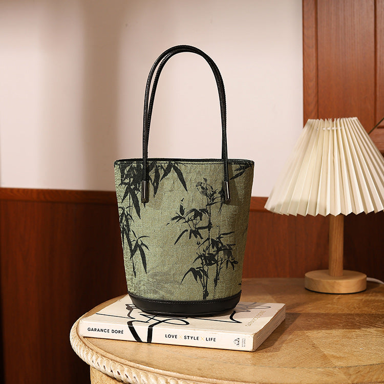 Style Printed Ancient Cheongsam Banquet Ethnic Handbags