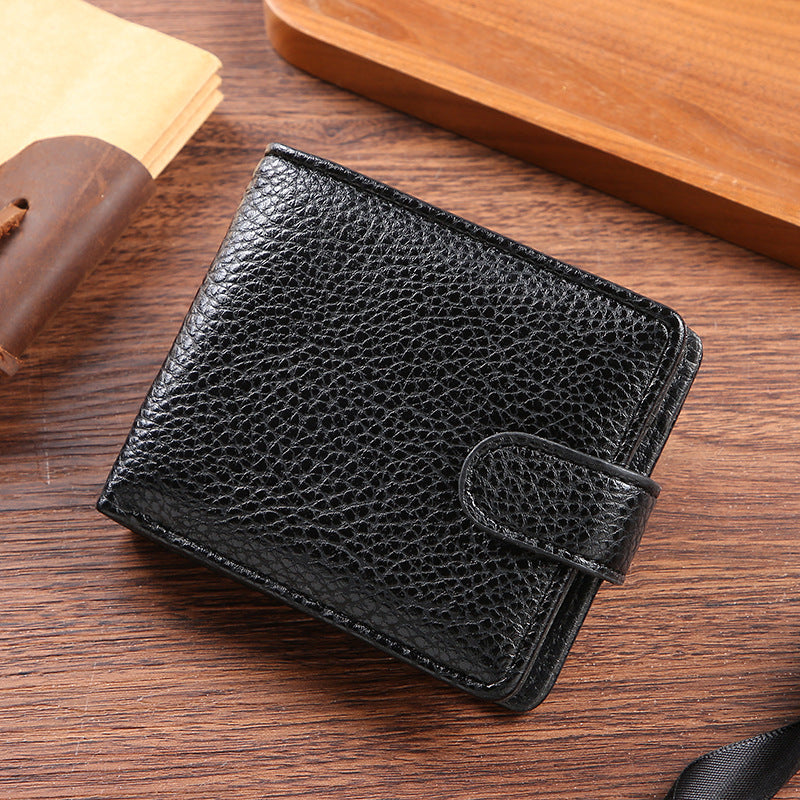 Fashion Men's Leather Short Credit One Men's Wallets