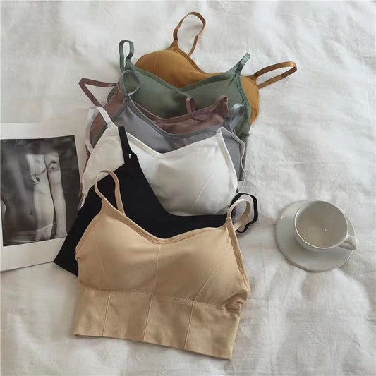 Women's Kaka Big Backless Bandeau Vest Seamless Bras